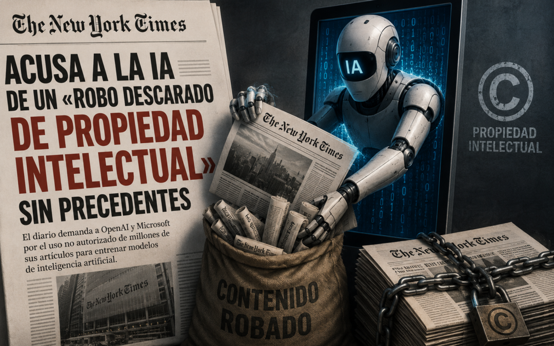 THE NEW YORK TIMES ACUSA A LA IA DE UN «ROBO DESCARADO DE PROPIEDAD INTELECTUAL» SIN PRECEDENTES 